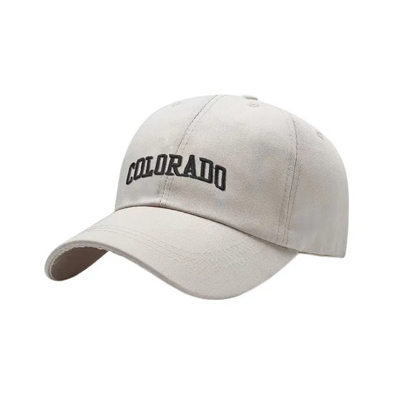 真维斯 四季休闲复古韩版字母刺绣软顶磨毛 显脸小 鸭舌帽 男女同款情侣款