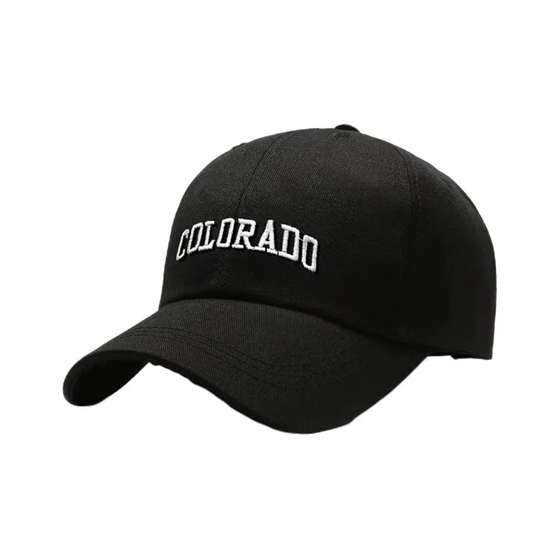 真维斯 四季休闲复古韩版字母刺绣软顶磨毛 显脸小 鸭舌帽 男女同款情侣款