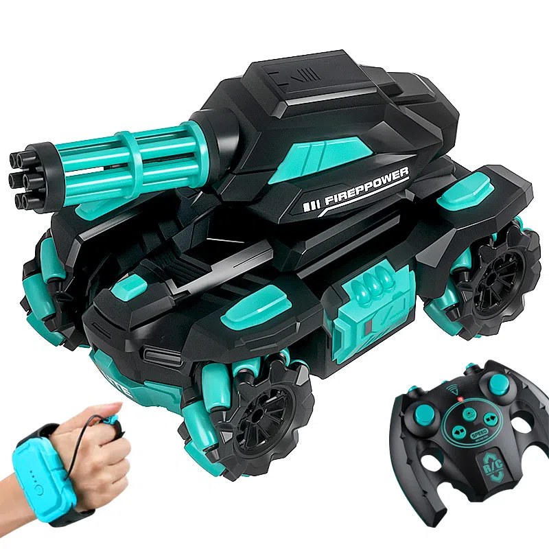 澳梦星 坦克汽车 手势感应 发射水弹 双人对战 遥控玩具