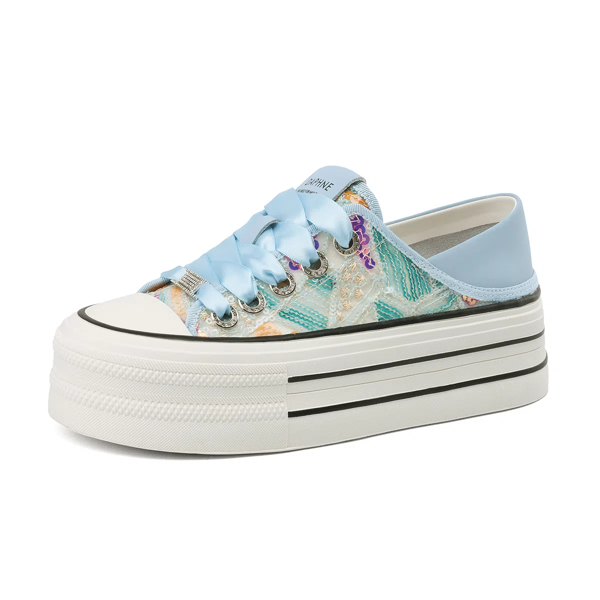 Daphne Canvas Shoes Blue