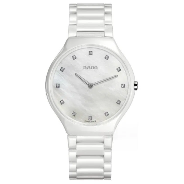 Rado True Quartz 39mm White Ceramic