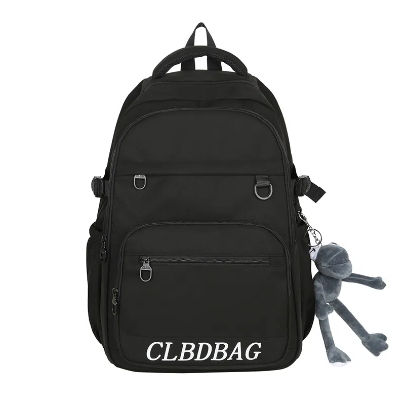 尊梵 日系休闲简约中性风时尚日常上课通勤百搭 尼龙 双肩包 白色/灰色/黑色/绿色