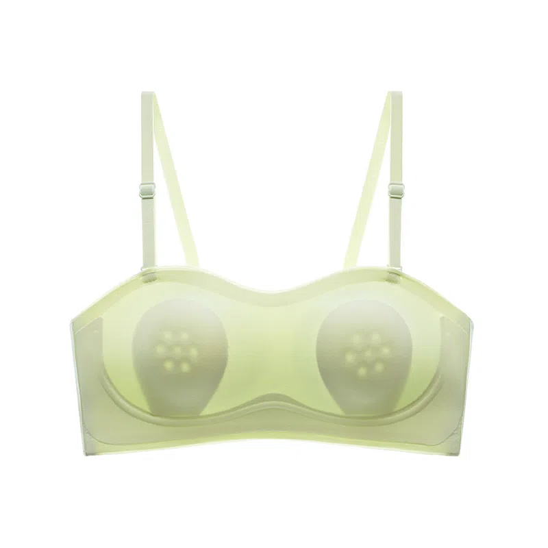 莫代尔 纯色简约抹胸吸湿排汗裸感舒适无痕轻薄透气防滑不闷汗软糯亲肤文胸 女款 组合装