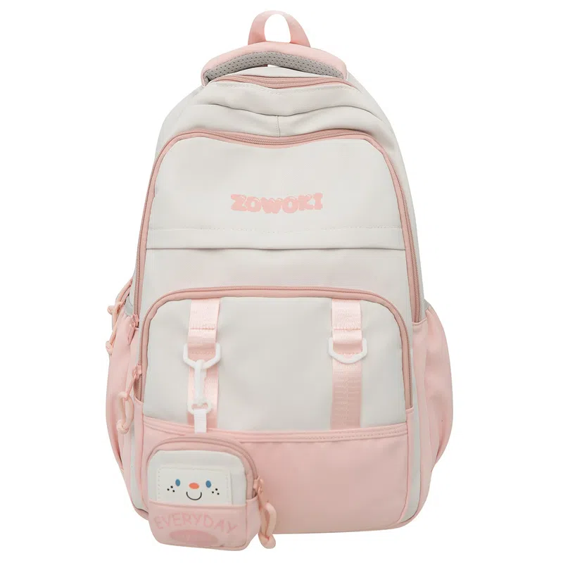 行途 大容量简约时尚大学生休闲旅行 背包双肩包 男女同款情侣款 多色 尼龙