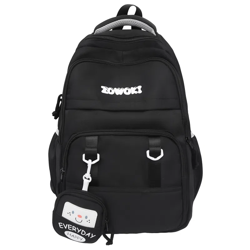 行途 大容量简约时尚大学生休闲旅行 背包双肩包 男女同款情侣款 多色 尼龙