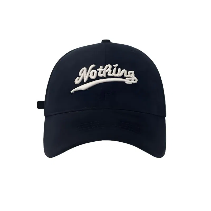 真维斯 韩版深顶宽檐字母刺绣帽子休闲百搭大头围 棉 鸭舌帽 男女同款情侣款