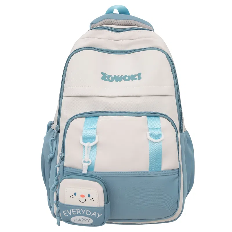 行途 大容量简约时尚大学生休闲旅行 背包双肩包 男女同款情侣款 多色 尼龙