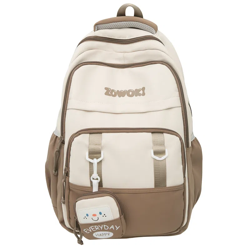 行途 大容量简约时尚大学生休闲旅行 背包双肩包 男女同款情侣款 多色 尼龙