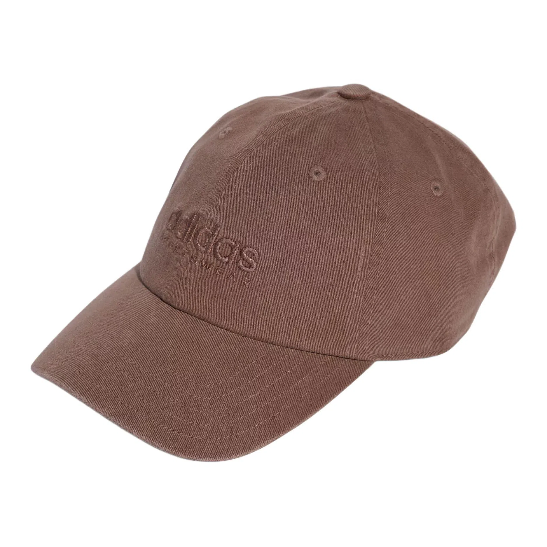 adidas Logo Cotton Cap Brown