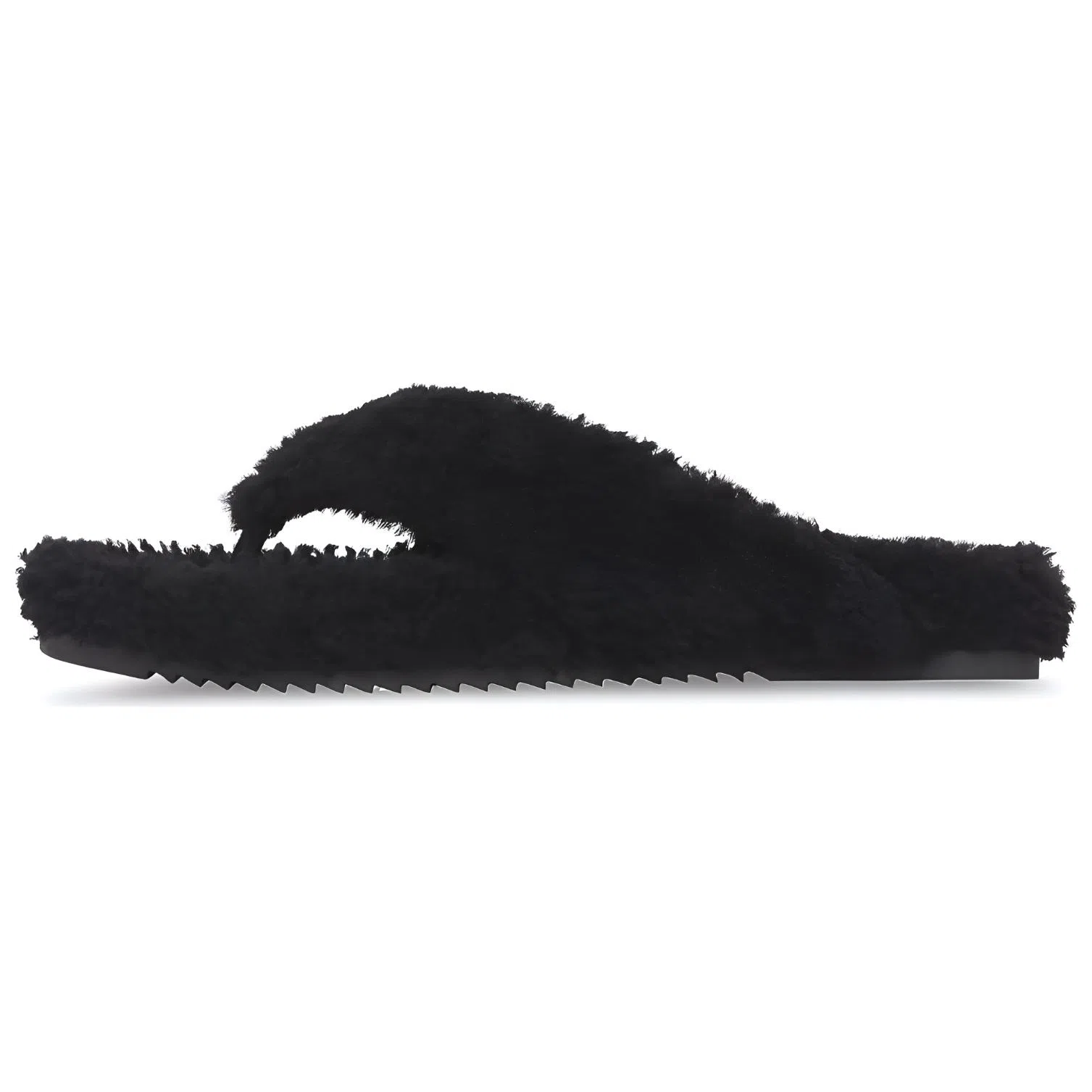 Burberry Shearling Sandals Black