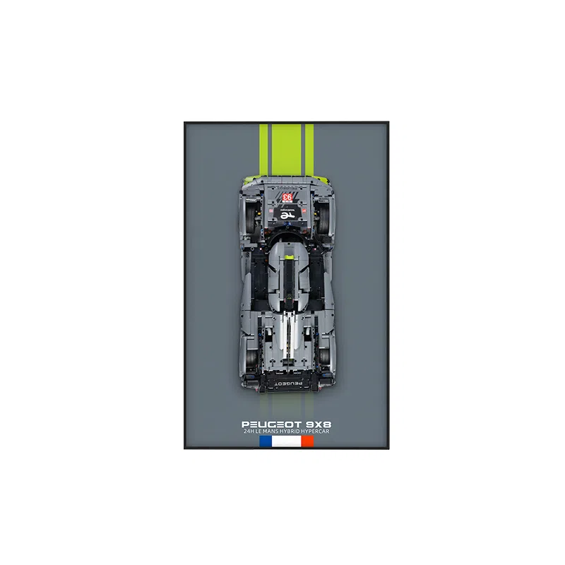 LIGHT YOUR BRICKS Porsche 911 Lamborghini Frame