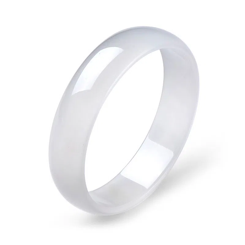 阿梵尼 白月光叮当镯冰种温润 玉髓 手镯 女款