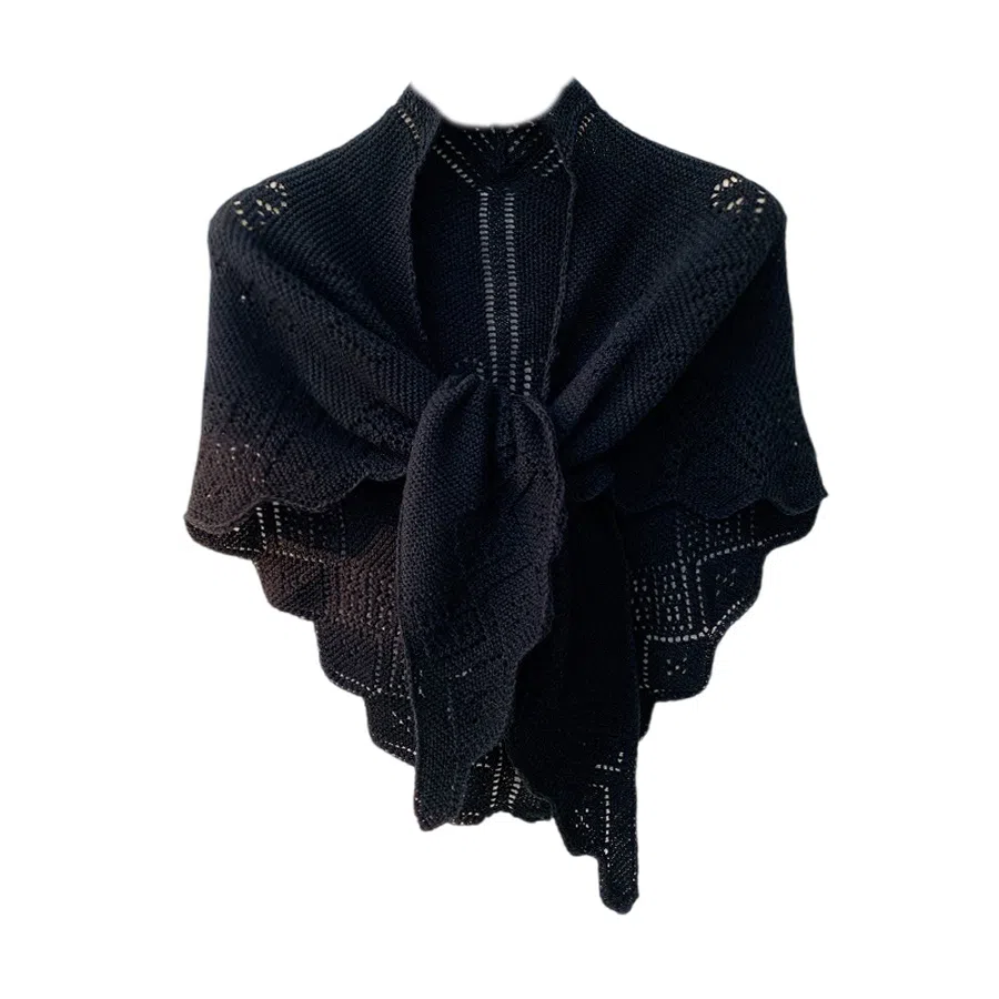 北极绒 外搭款镂空不闷热柔软亲肤 披肩 女款