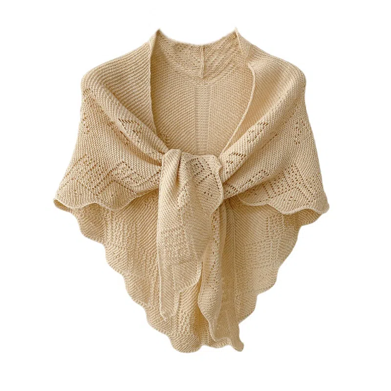 北极绒 外搭款镂空不闷热柔软亲肤 披肩 女款