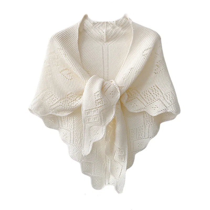 北极绒 外搭款镂空不闷热柔软亲肤 披肩 女款