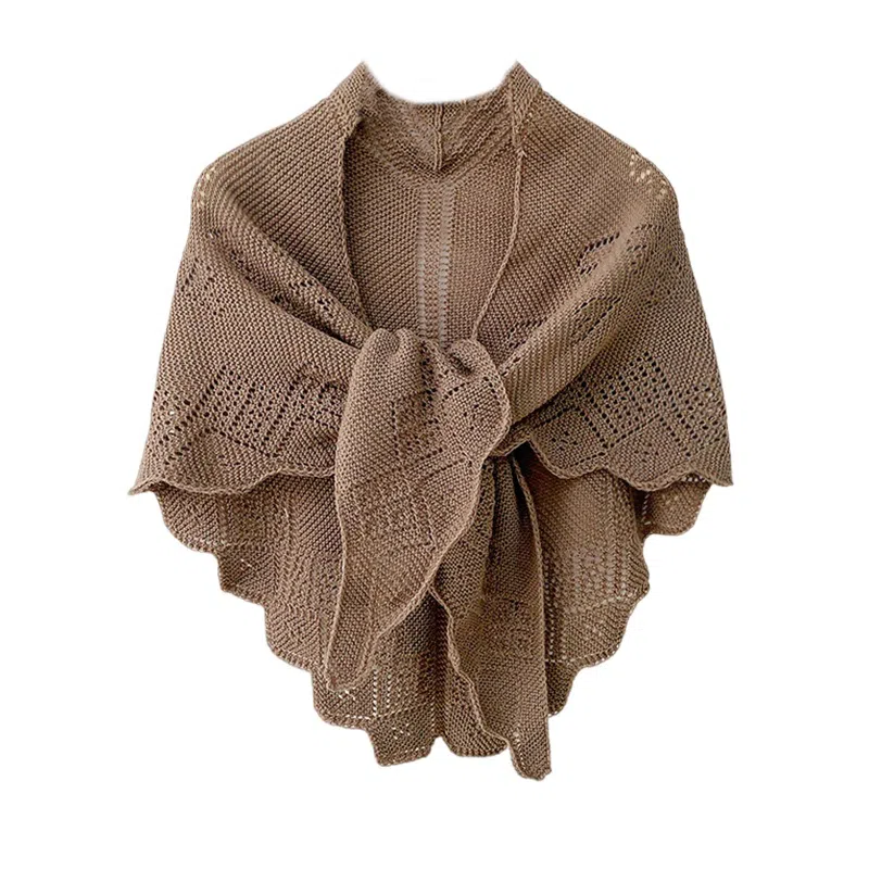 北极绒 外搭款镂空不闷热柔软亲肤 披肩 女款