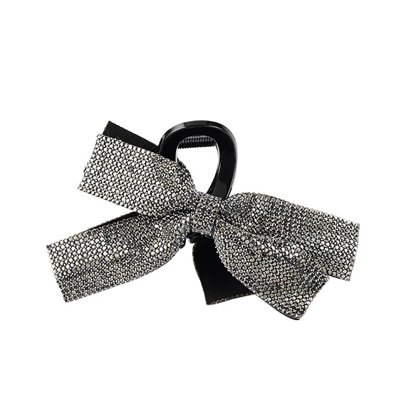 左欧 蝴蝶结后脑勺高级感 亚克力 发夹 女款