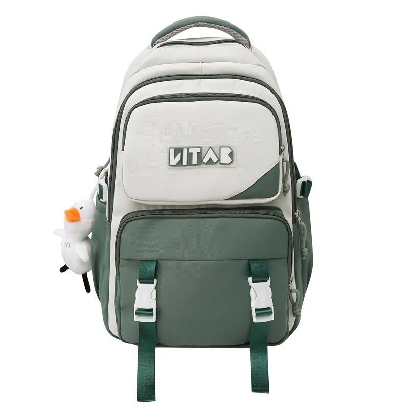 行途 大容量旅行大学生上课电脑韩版百搭 尼龙 书包双肩包 男女同款情侣款 多色