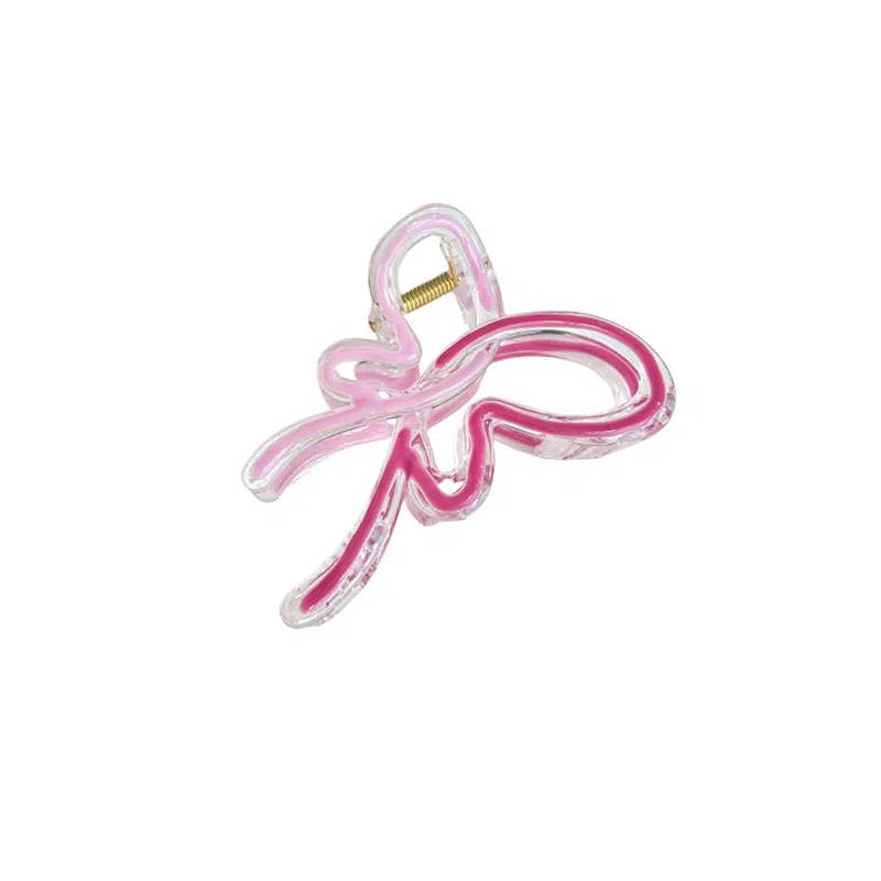 水中玉 渐变色蝴蝶抓夹女大号鲨鱼夹高级感后脑勺发量多发卡简约夹子头饰 发夹 女款