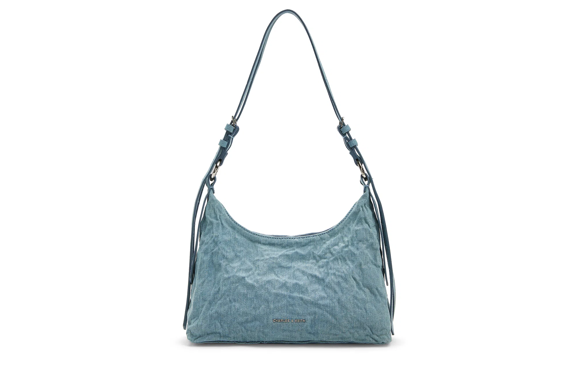 Charles & Keith Denim Blue Shoulder Bag