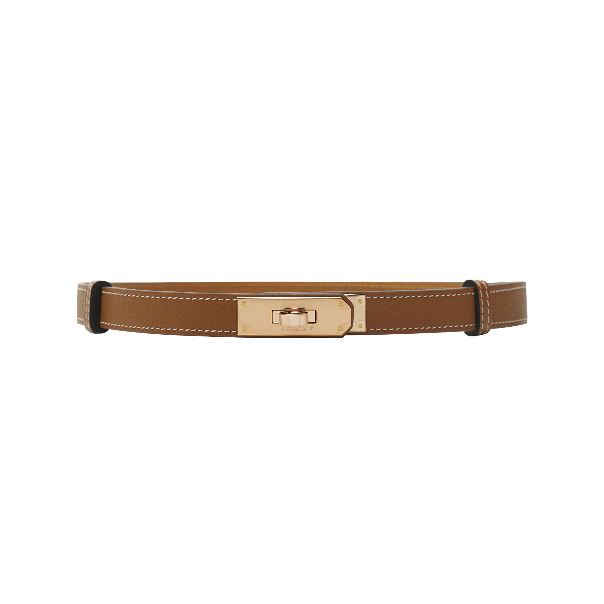 Hermes Kelly Belt Brown