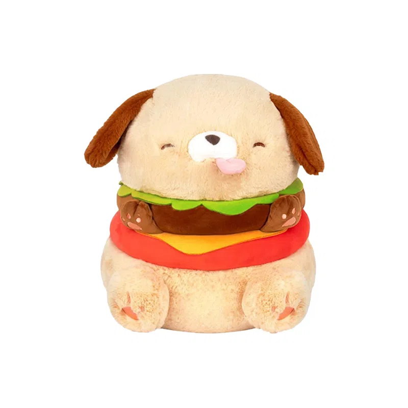 多爱 汉堡狗 可爱小狗 玩偶 毛绒公仔