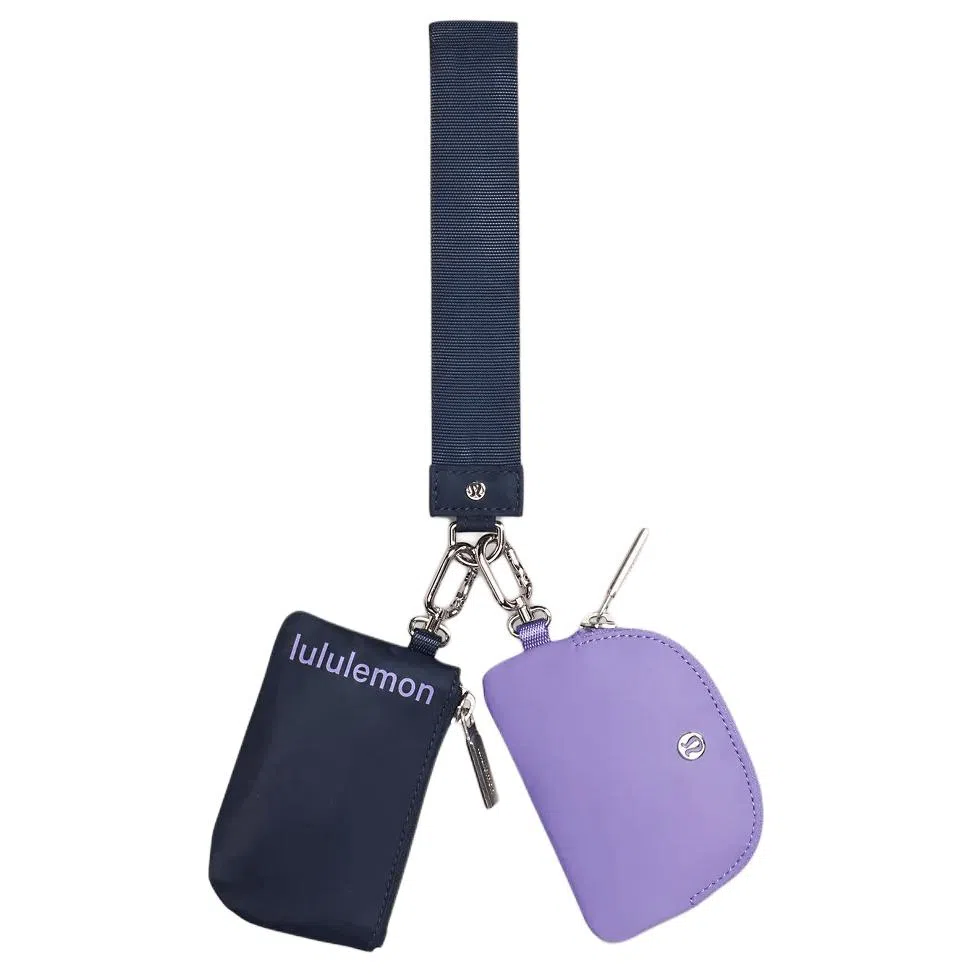 lululemon Navy Lavender Clutch