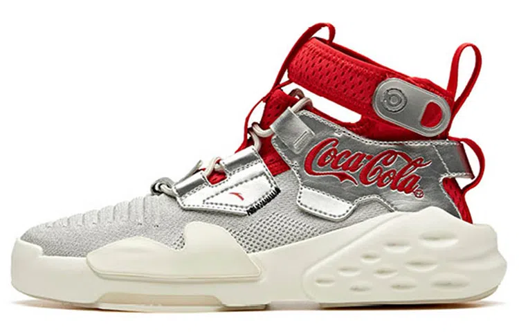 Coca-Cola x Anta High Top White Grey Red