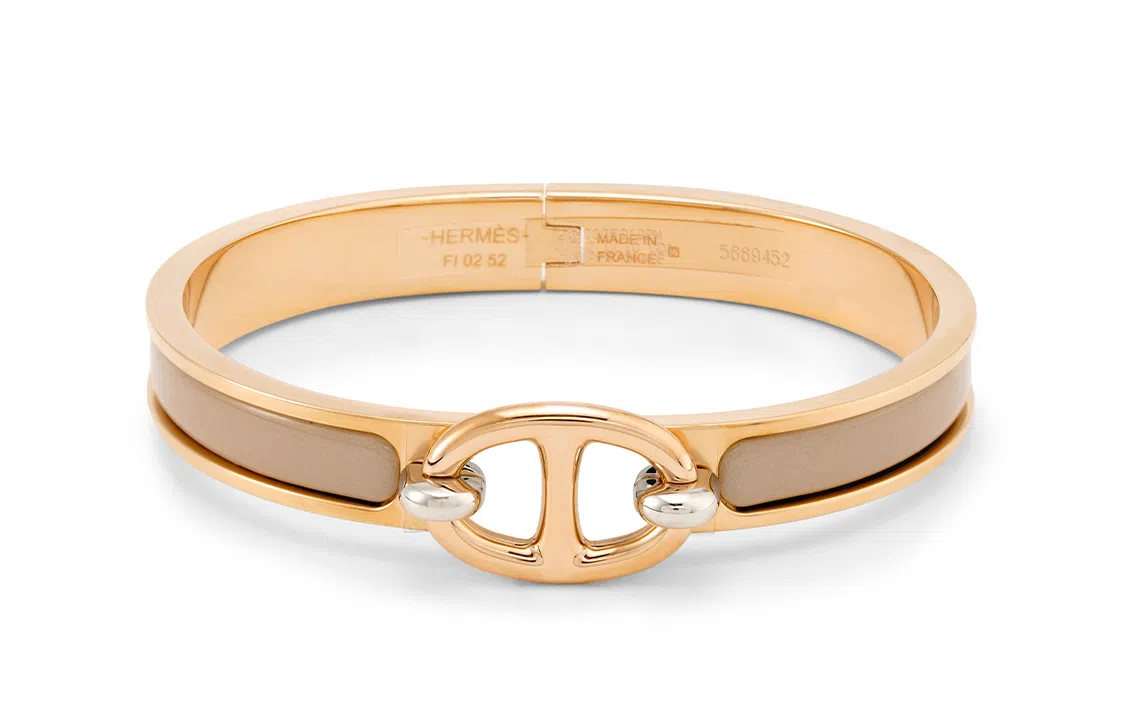 HERMES Mini Clic Chaine dAncre bracelet
