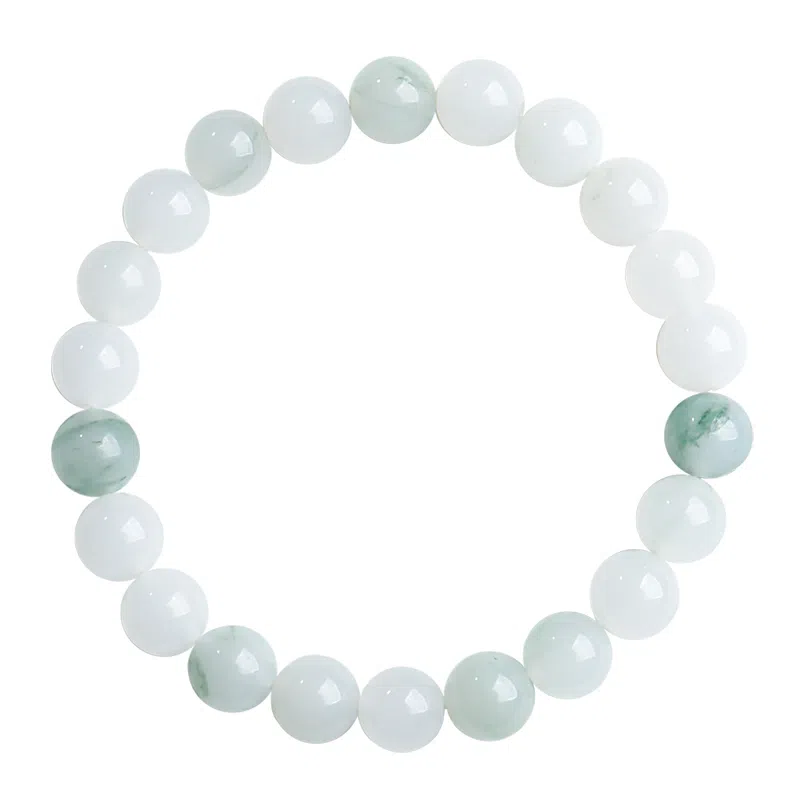 印象眸 转运珠 新中式古风清新 天山翠 手串 男女同款情侣款 礼盒装