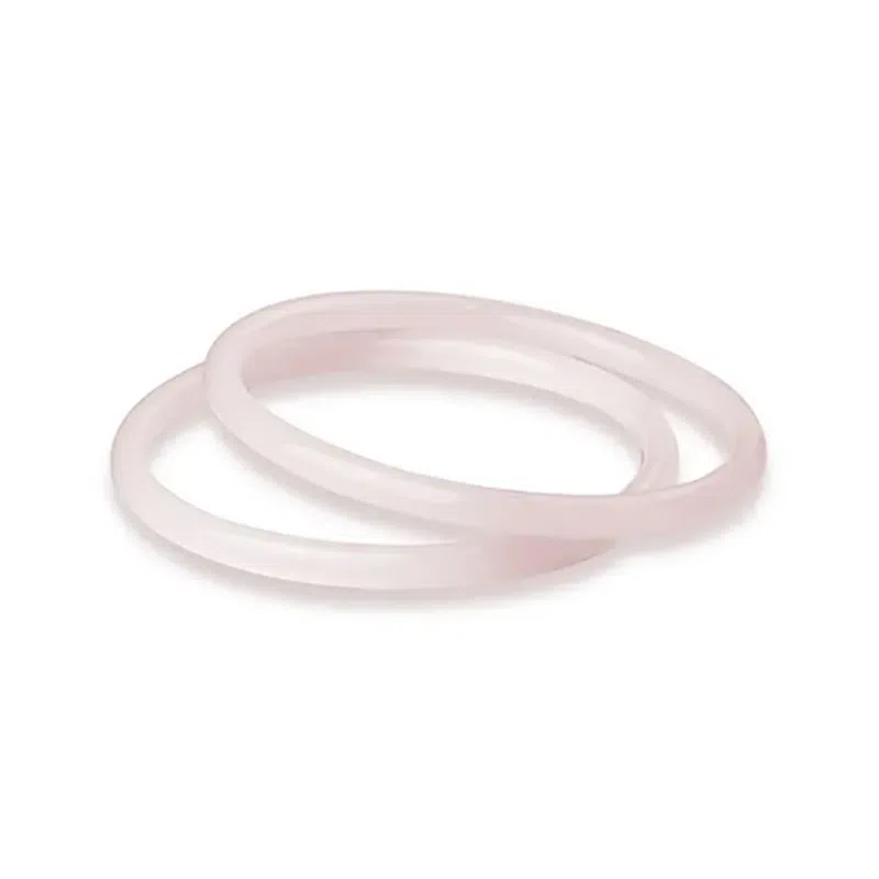 中兆珠宝 冰透叮当系列 新中式国风国潮设计 白月光清冷感手饰 琉璃 玉石手镯 女款