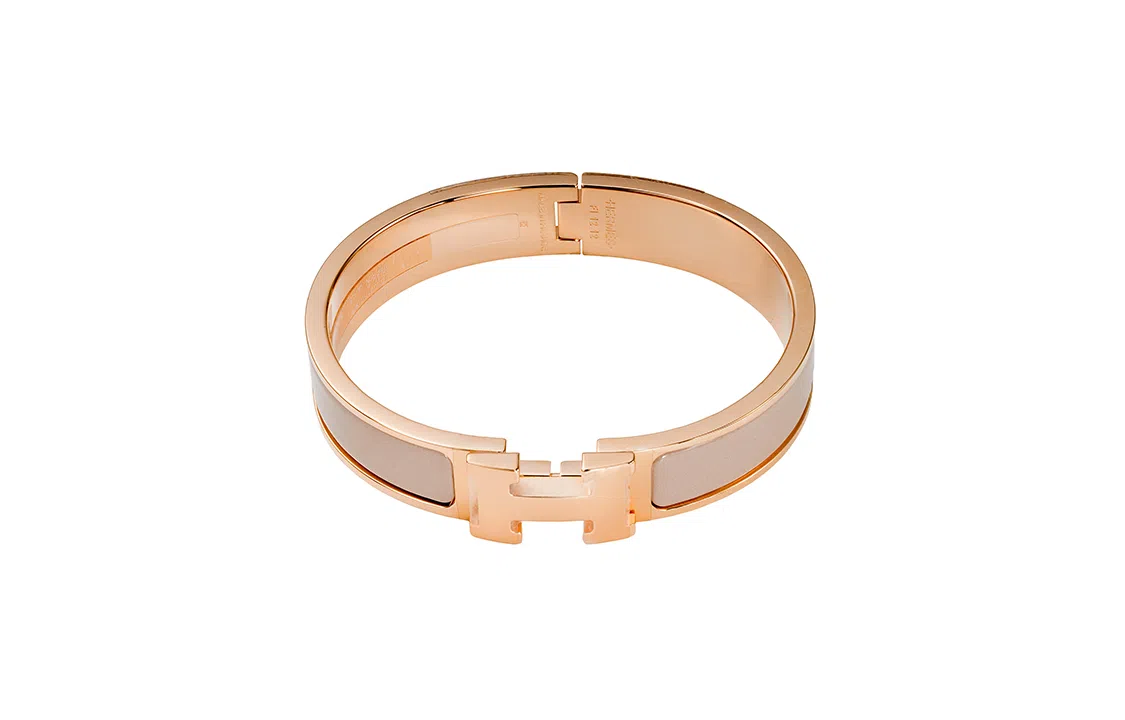 Hermes Clic H Rose Gold Bracelet