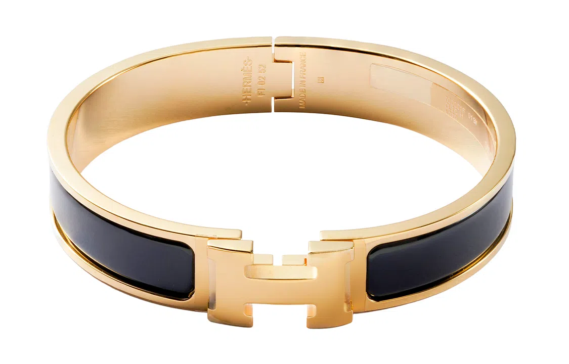Hermes Clic H Black Gold