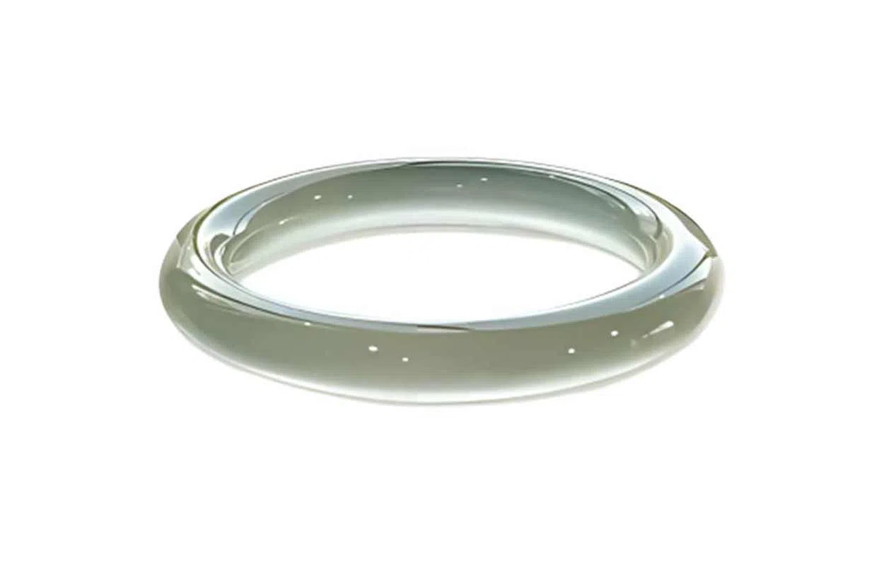 百利金 苦茶绿冰透 国潮复古新中式莹润简约精致轻奢小众汉服旗袍搭配闭口手饰 玉髓 玉石手镯 女款