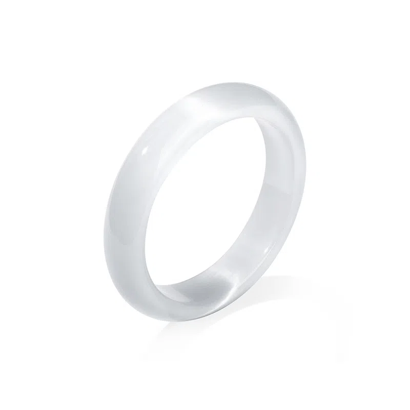 九龙古 新中式国潮古风复古雾霾清新白月光叮当镯 旗袍汉服 猫眼石 玉石手镯 女款