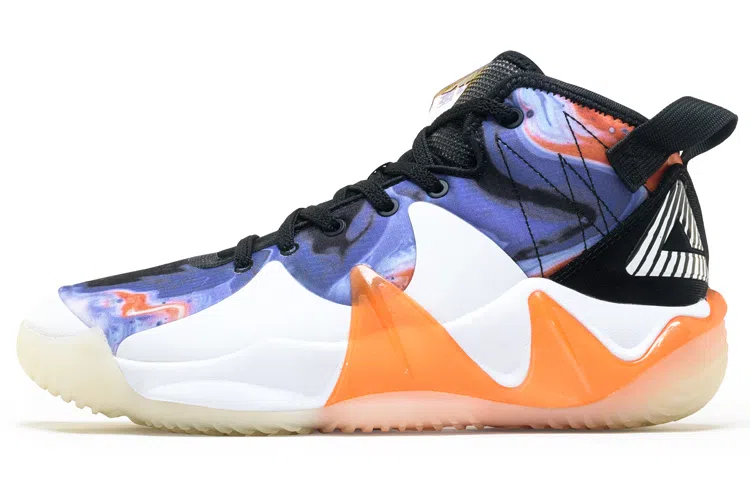 匹克 猛兽七代 减震防滑耐磨 高帮 篮球鞋 紫