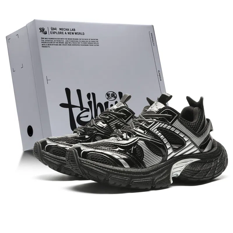 【7月25日20点得物首发】 黑魂 时尚潮流 增高厚底 低帮 老爹鞋 男女同款