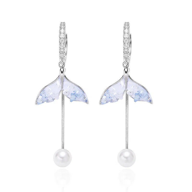 CAROMAY Sea Salt Ice Crystal Earrings