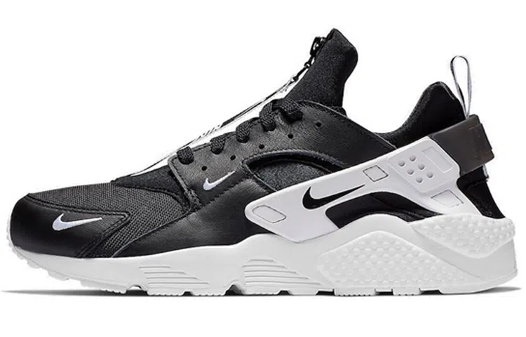 Nike Huarache Run Zip Black White