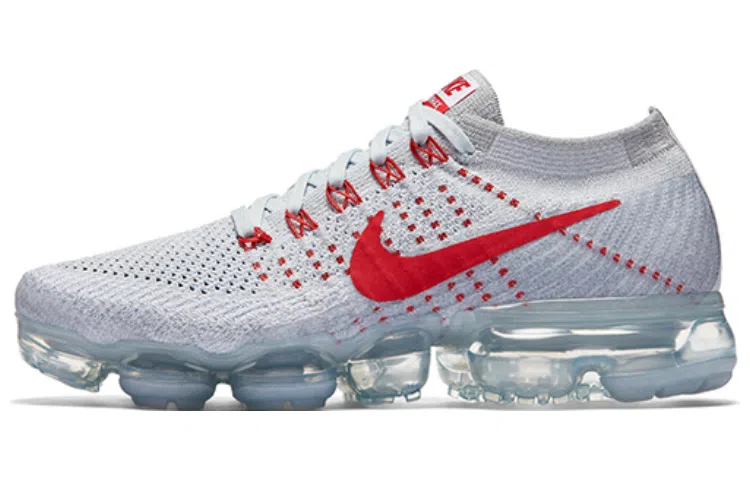 Nike Air VaporMax Pure Platinum University Red