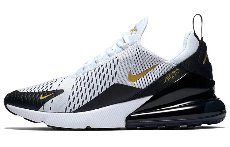 Nike Air Max 270 Black White Gold
