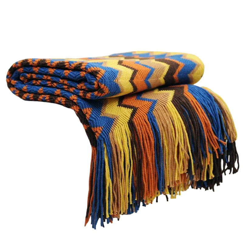 北极绒 北欧风外搭披风加厚保暖装饰波西米亚斗篷 披肩 男女同款情侣款