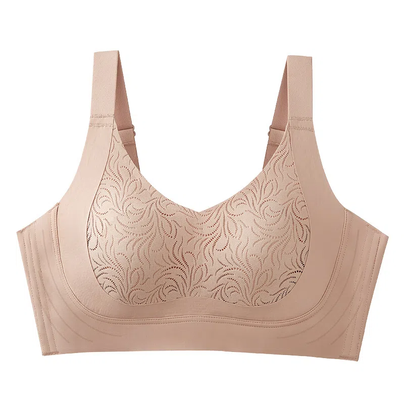 千奈美 大胸显小收副乳防下垂提拉无痕全罩杯薄款文胸 女款