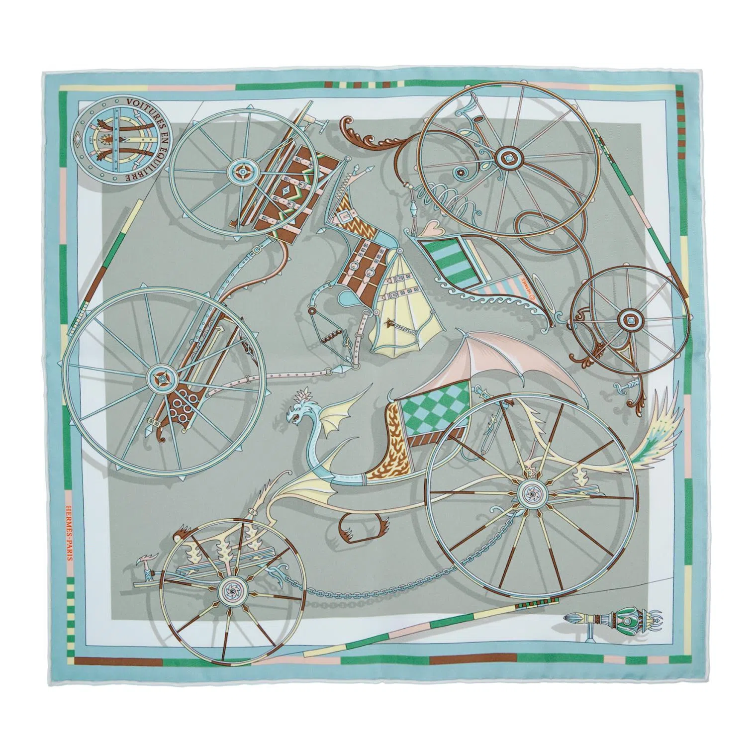 Hermes Scarf Green