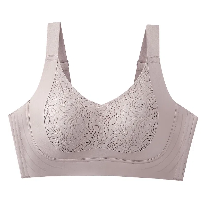 千奈美 大胸显小收副乳防下垂提拉无痕全罩杯薄款文胸 女款