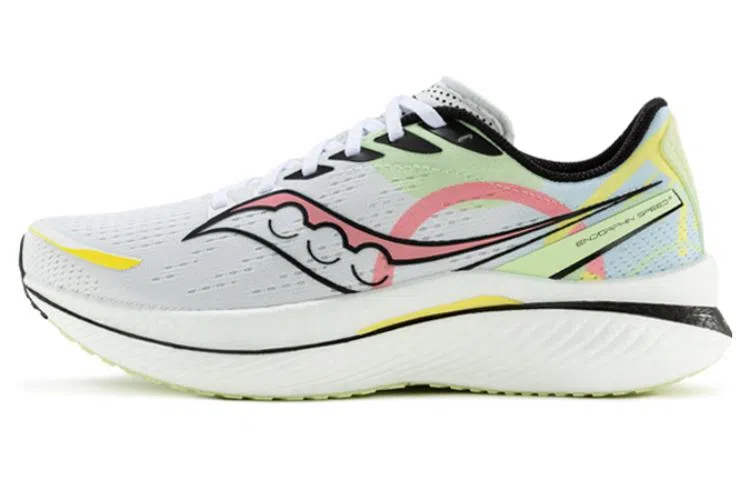 Saucony Endorphin Speed 3 White Green Red