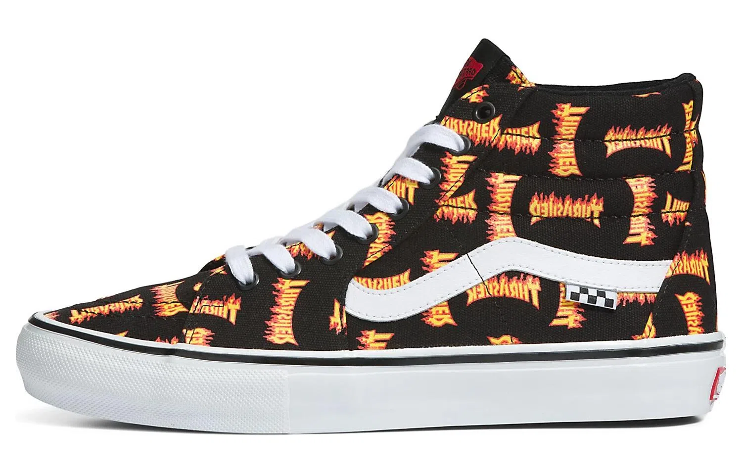 Thrasher x Vans SK8 High Black Yellow