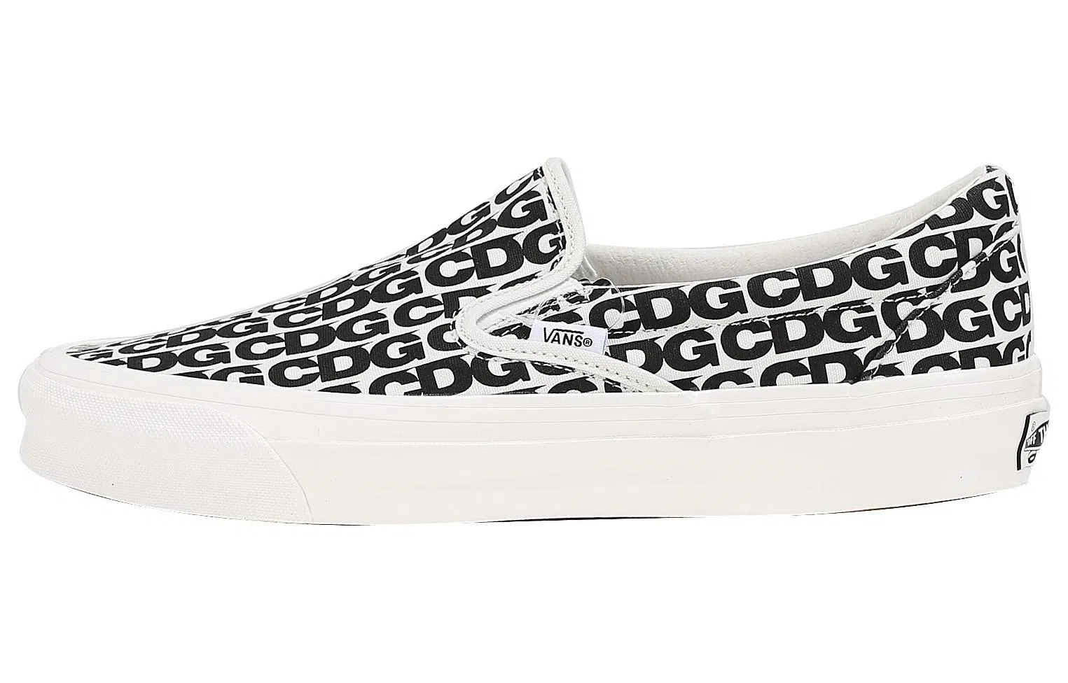 Comme Des Garcons x Vans Slip-On White Black