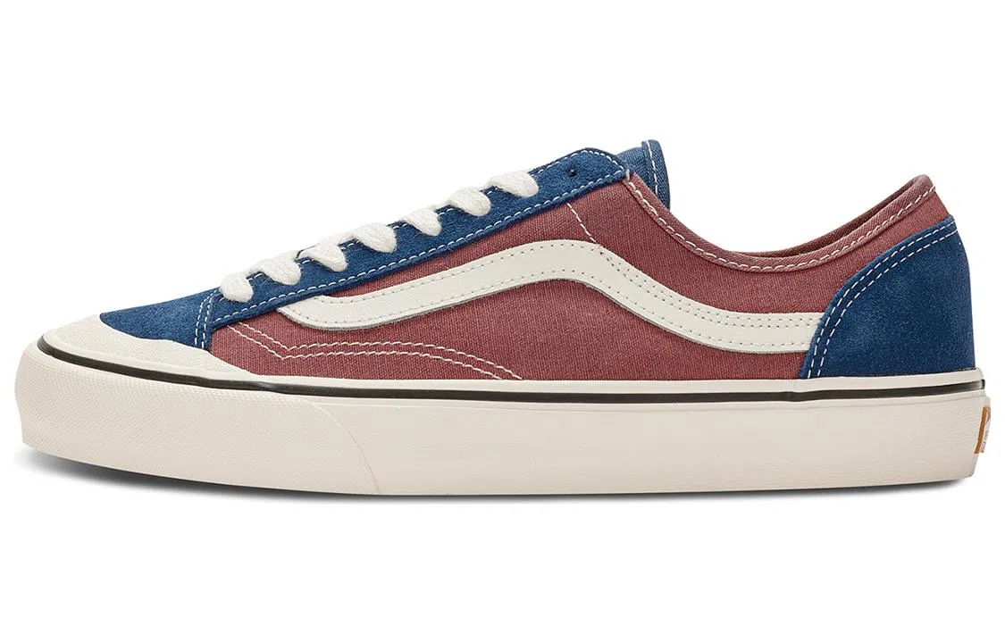 Vans Style 136 White Red Blue