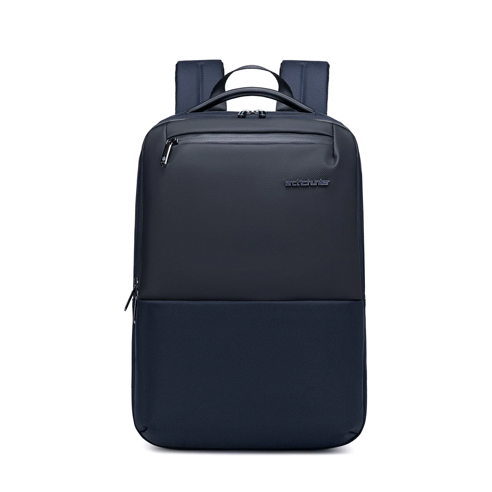 北极猎人 商务男士双肩包休闲出差旅游电脑包 防泼水 黑色/蓝色/灰色